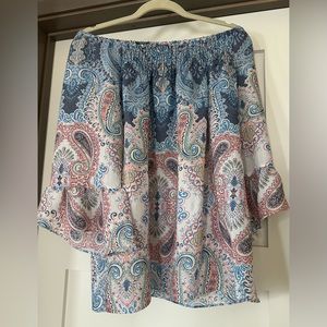 NWOT romantic off the shoulder top